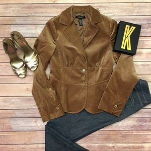 LAUNDRY BY SHELLI SEGAL Velvet Blazer Size 8
